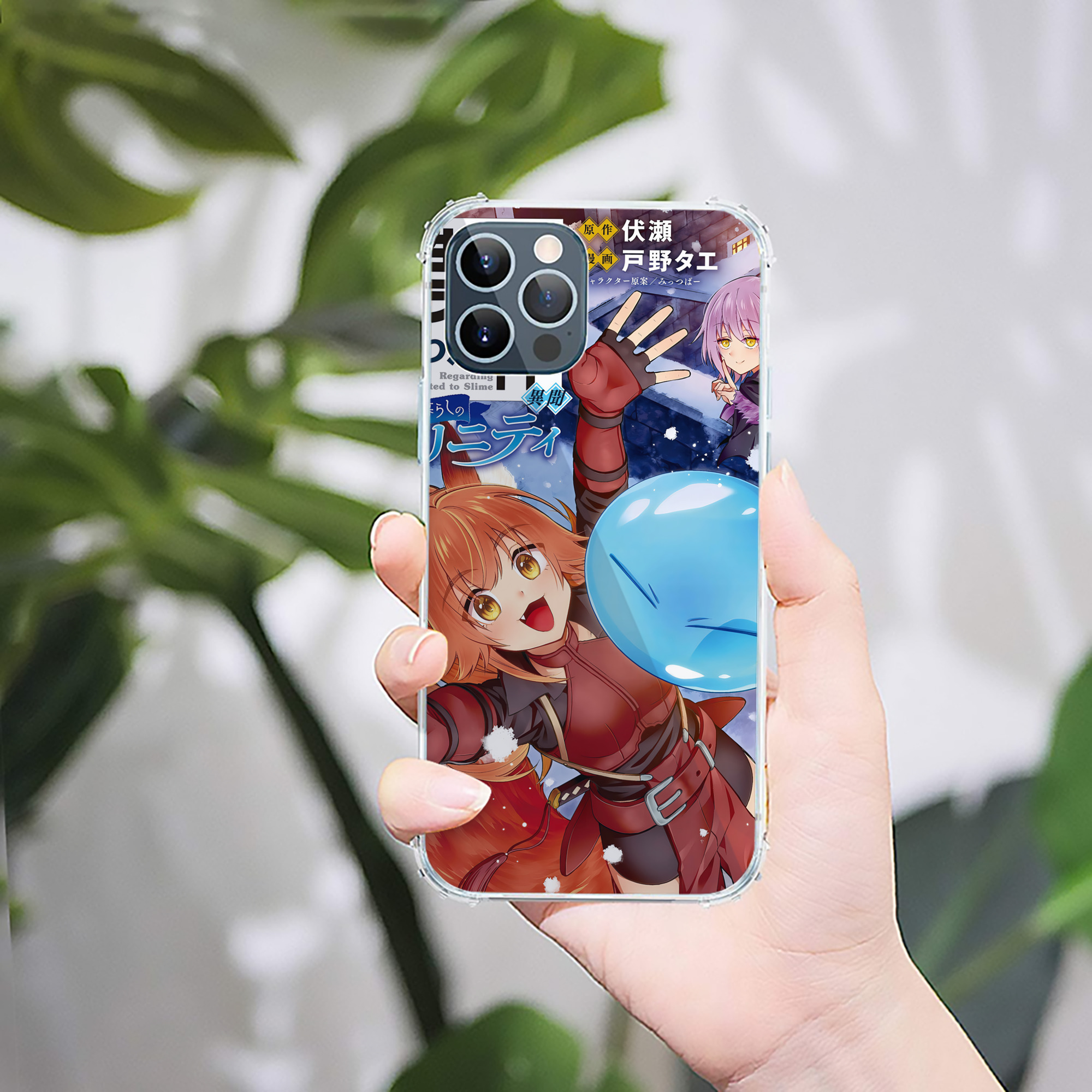 （画像用） 転スラ Regarding Reincarnated to Slime 【iPhone 12シリーズ対応】透明スマホケース（クリアソフトケース）